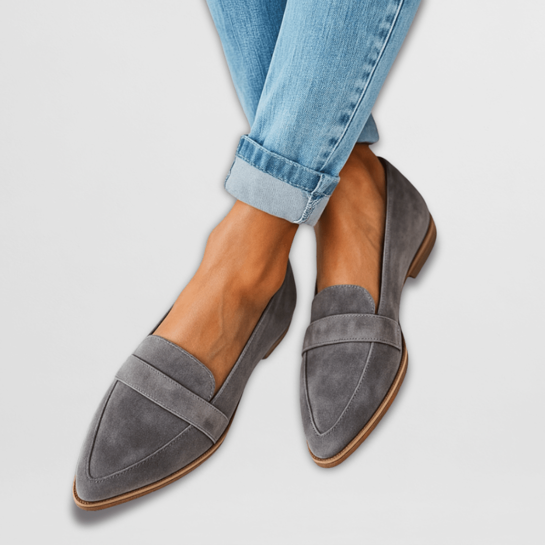 Helga – Weichi Wildleder-Slipper