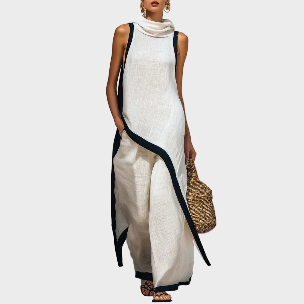 Leonora – kompletts elegants Lino