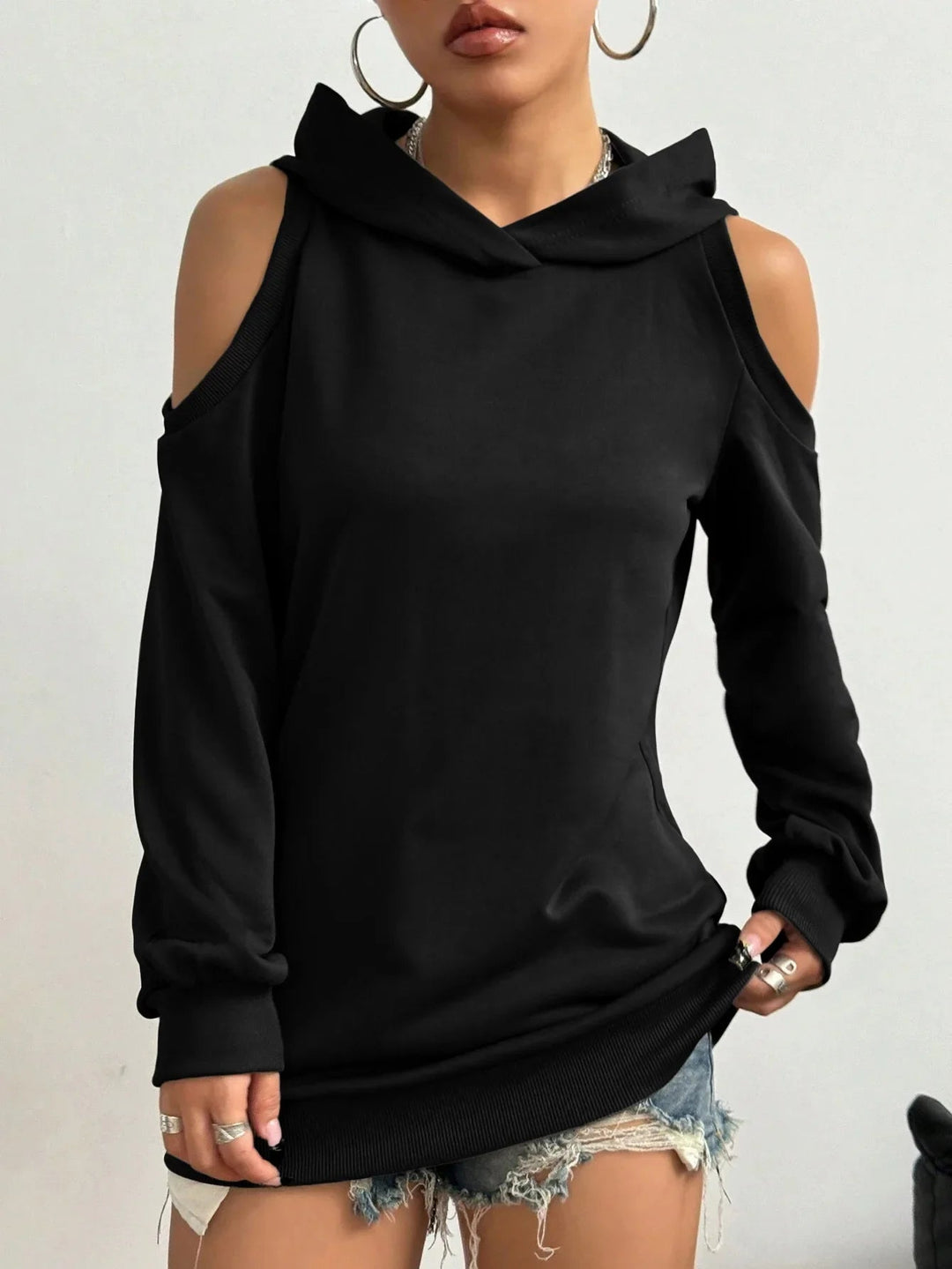 Camélia™ — Elegants Sweatshirt mit offnige Schultere