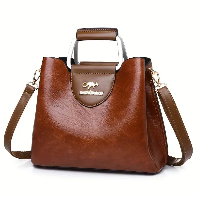 Isabella – Schicki Leder-Chübeltasche
