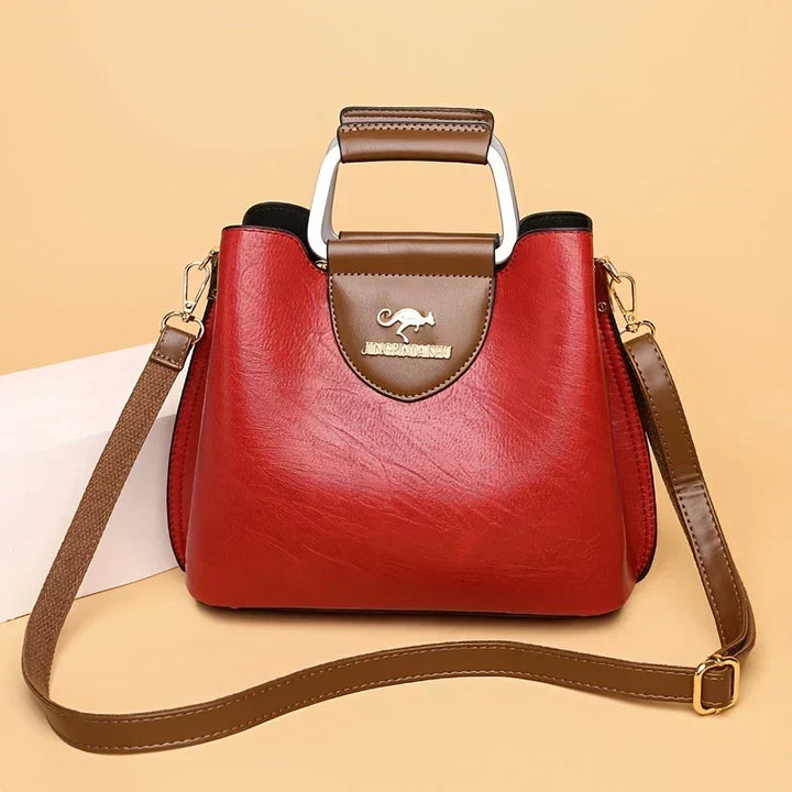 Isabella – Schicki Leder-Chübeltasche