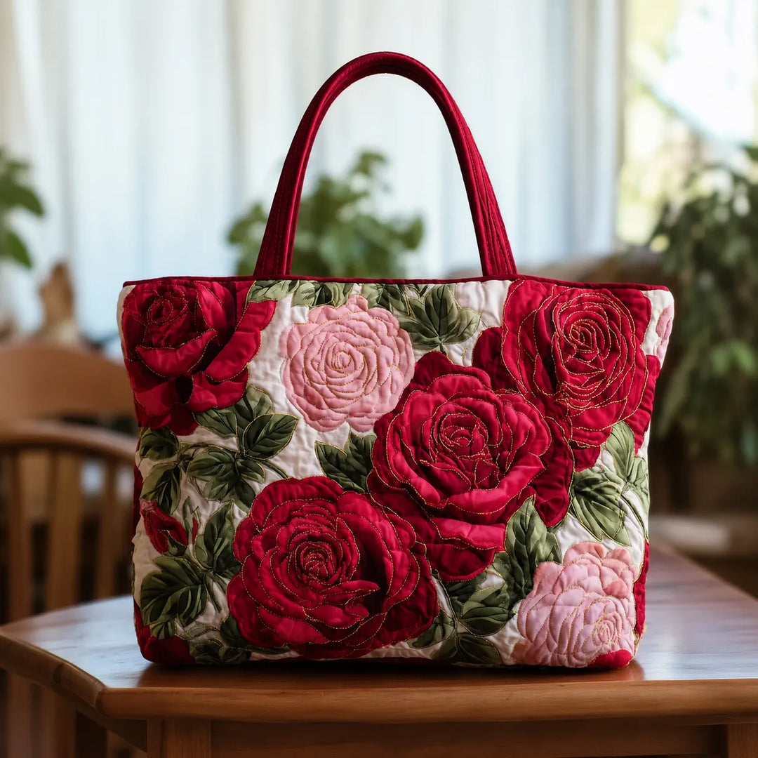 Handgmachti wundervolli Rose-Täsche
