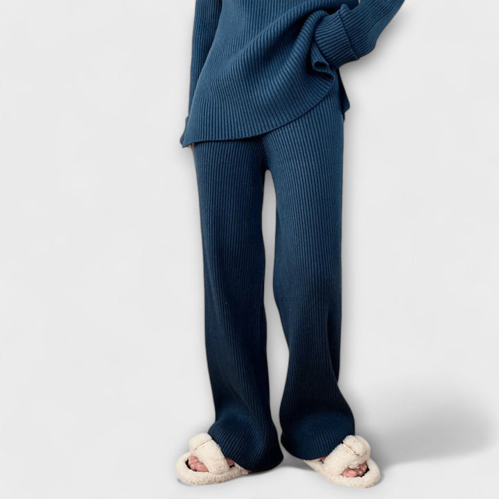 Albertina – 2-teiligs Cosy-Set us Rippestrick