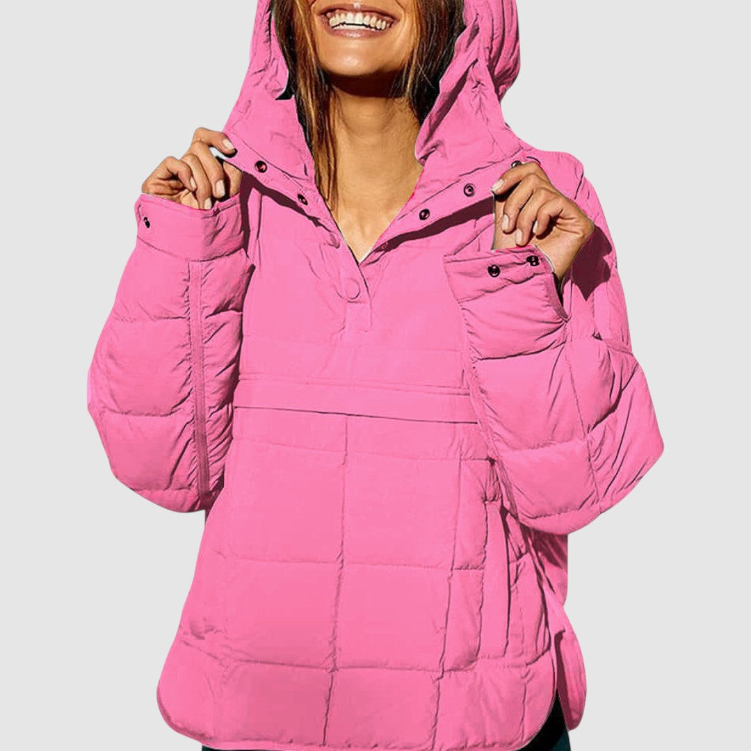 Anežka – Oversize-Bluse mit Kapuze