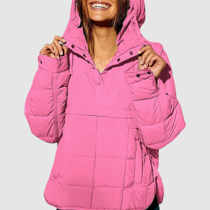 Anežka – Oversize-Bluse mit Kapuze