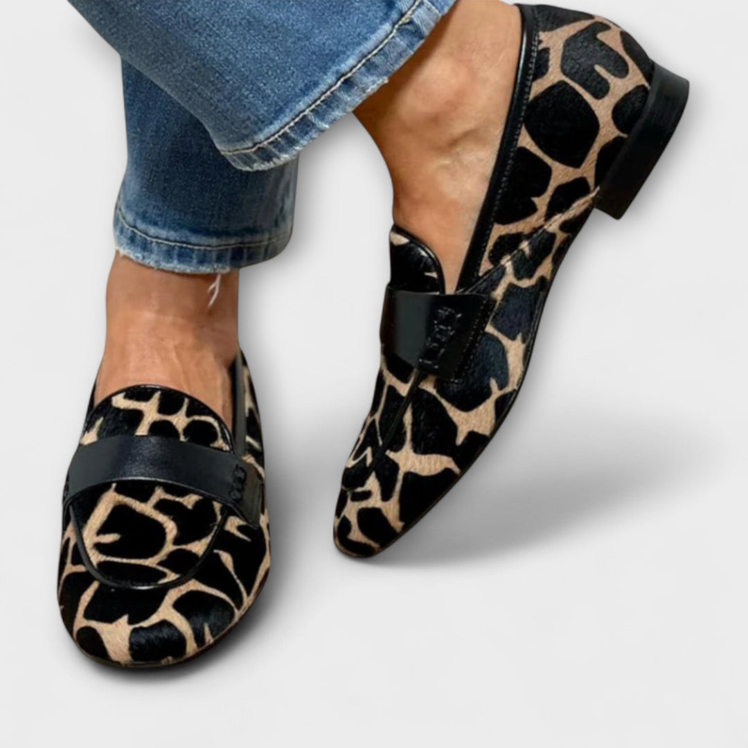 Léonie™ | Leoparden-Mokassin