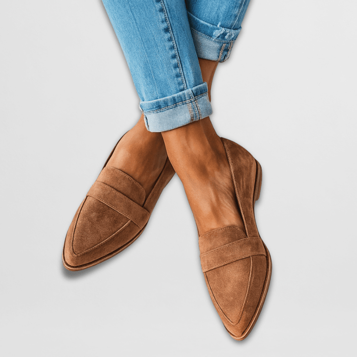 Helga – Weichi Wildleder-Slipper