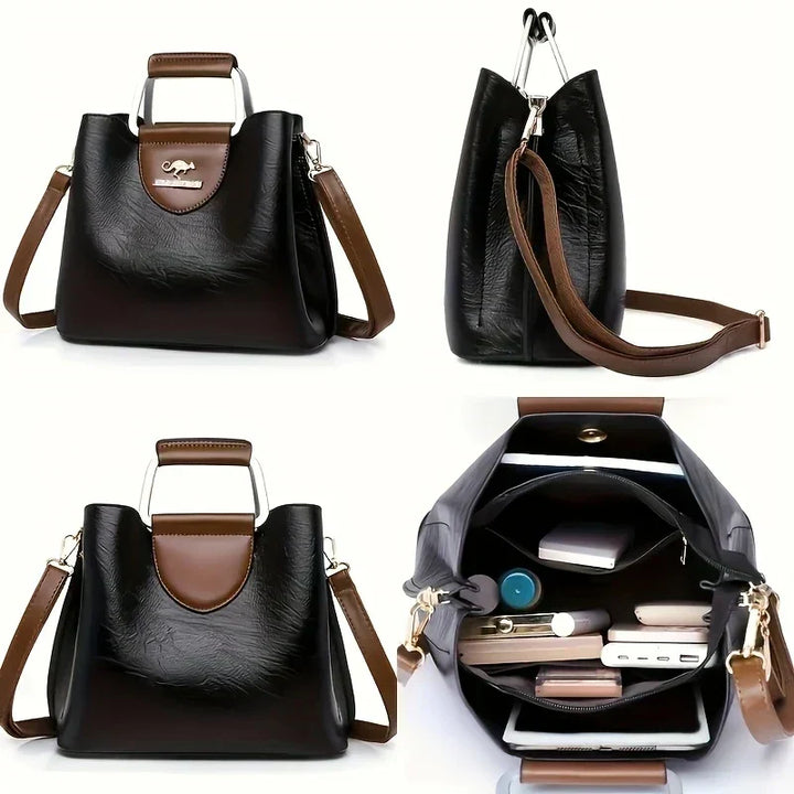 Isabella – Schicki Leder-Chübeltasche