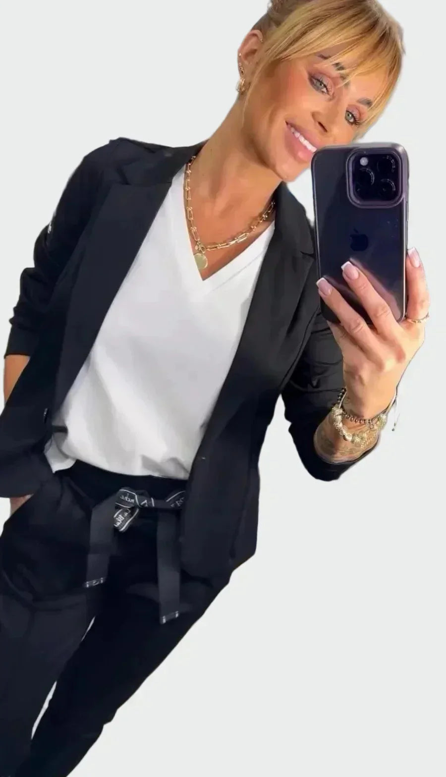 Ella – Lässigs Hose-und-Blazer-Set für Dame