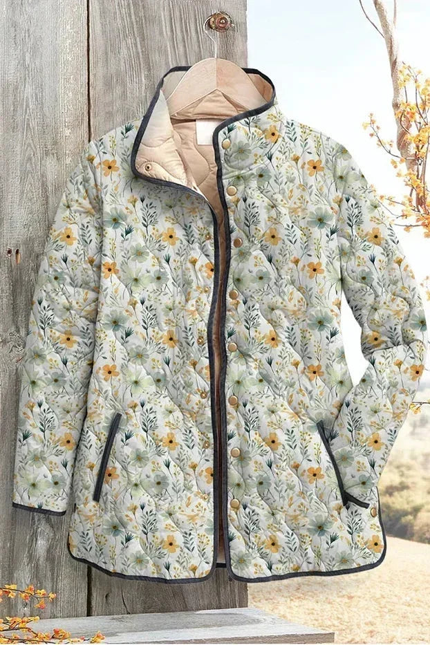 Alma – Steppjacke mit Streublümchen