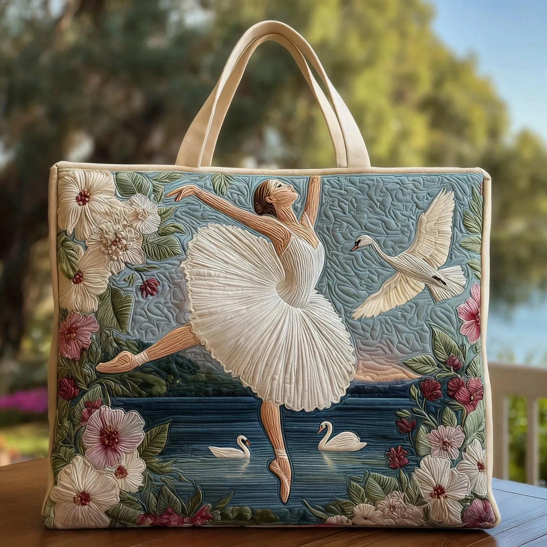 Handgmachti Ballerina- und Schwanetäsche