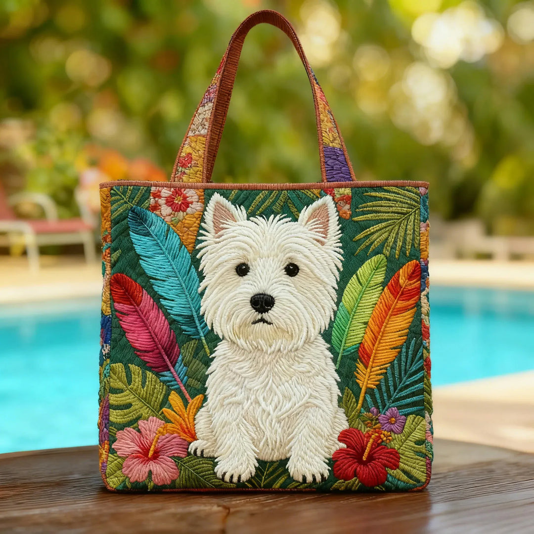 Handgmachti Westie-Hündli-Täsche