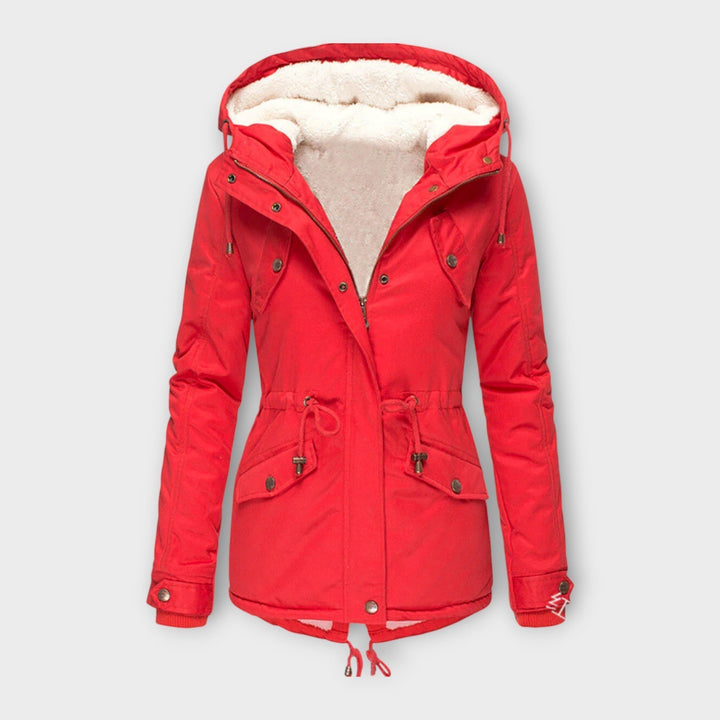 Mori - Schwarze Winterjacke mit Kapuze