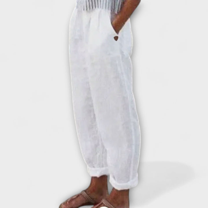 Clara – Hose mit weichem Bund und seitlichen Taschen