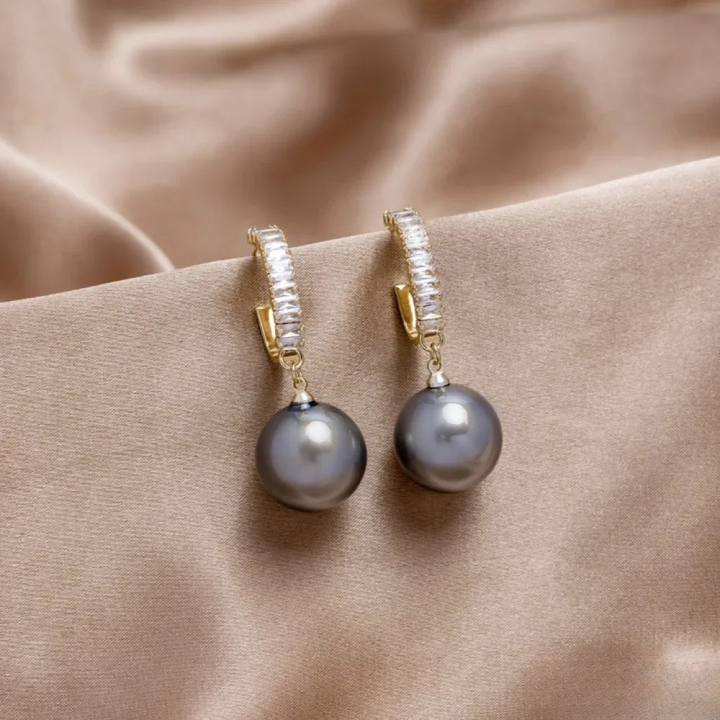 Eleganti Ohrhänger mit Perle-Akzänt