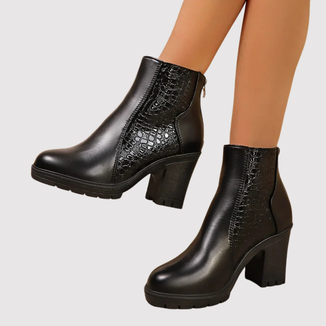 Katarzyna™ Schuhe mit dickem Absatz aus echtem Leder und Fussgewölbe-Unterstützung 💫