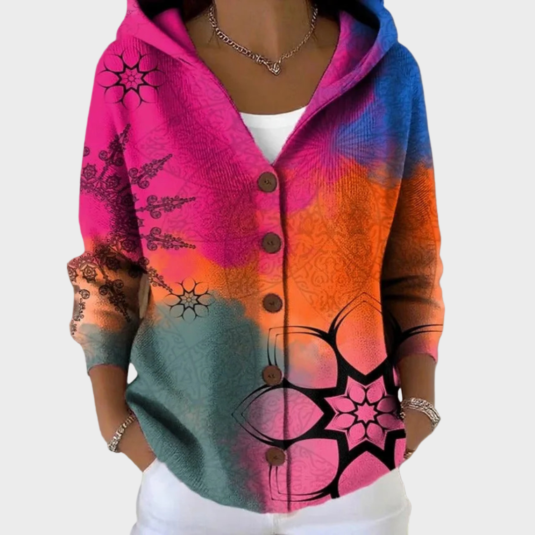 Cassidy – Warmi, langi Strickjacke für Fraue