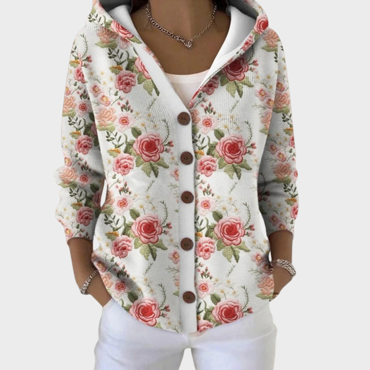 Cassidy – Warmi, langi Strickjacke für Fraue