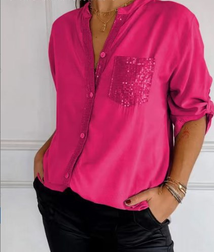 Marina™ — Elegants Top mit glänzende Details