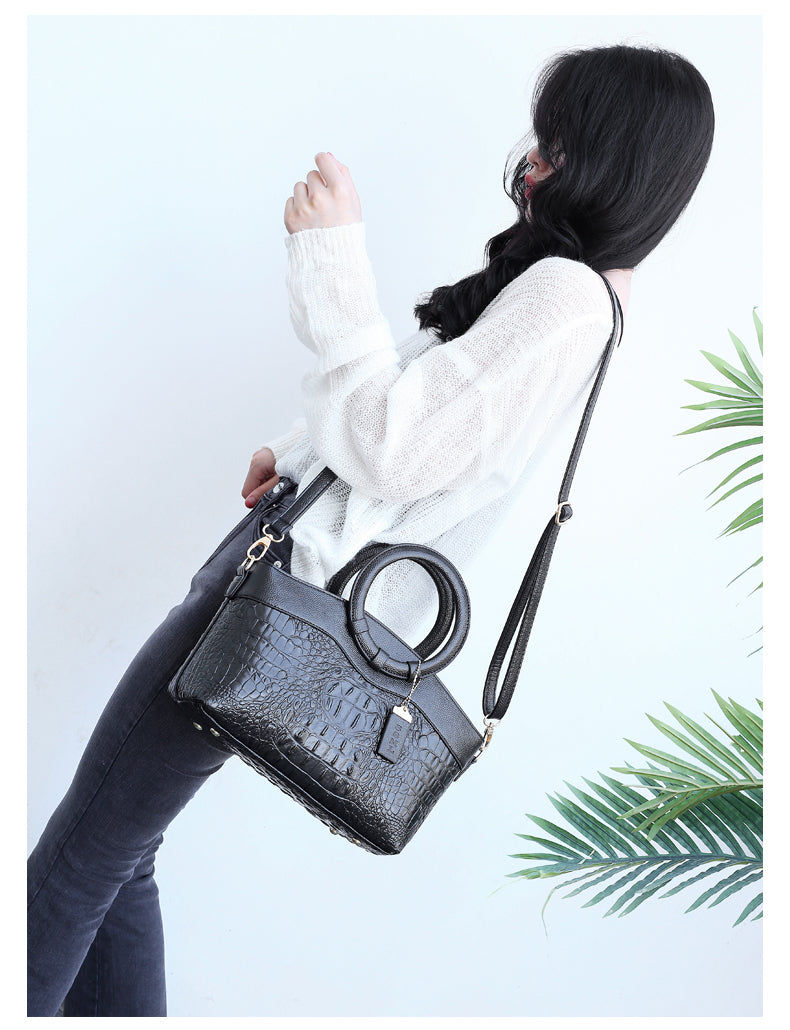 Frances – Klassischi Heritage-Ledertasche zum Umhänke