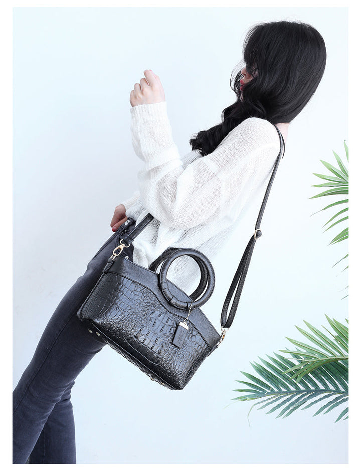 Frances – Klassischi Heritage-Ledertasche zum Umhänke