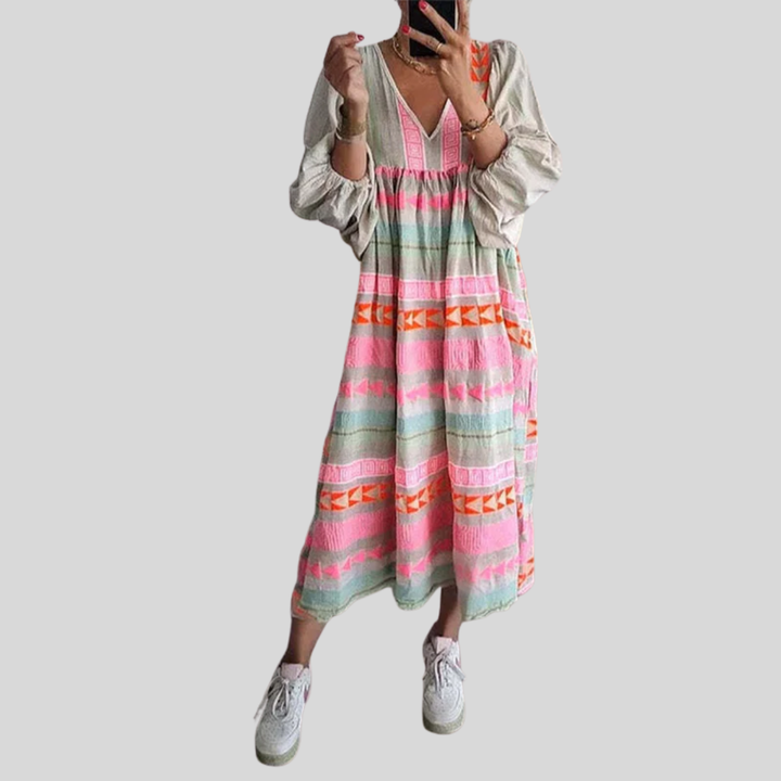 Jessenia - Bequemes Boho-Kleid