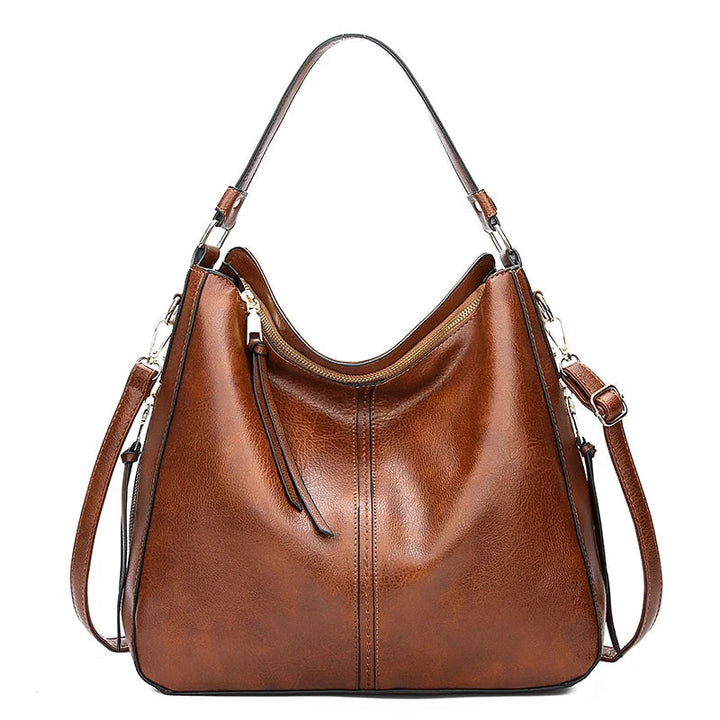 Lisa™ | Zeitlose Lederhandtasche