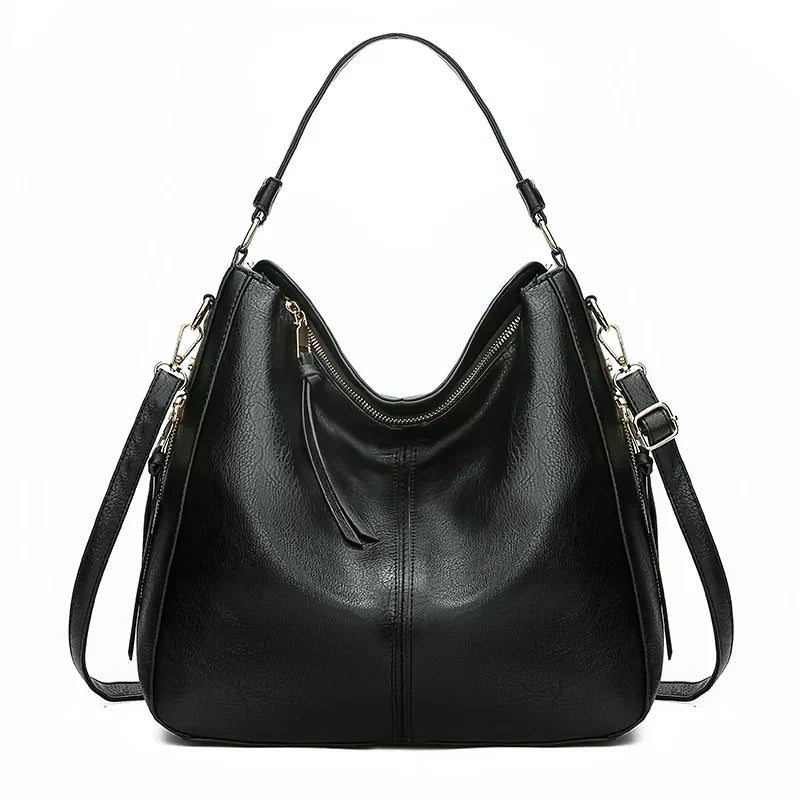 Lisa™ | Zeitlose Lederhandtasche
