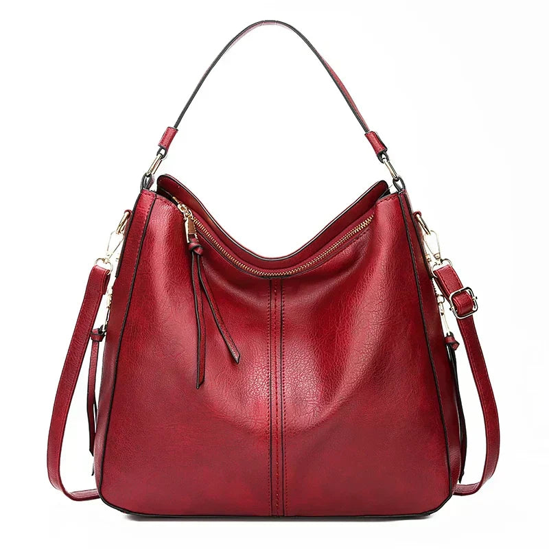 Lisa™ | Zeitlose Lederhandtasche