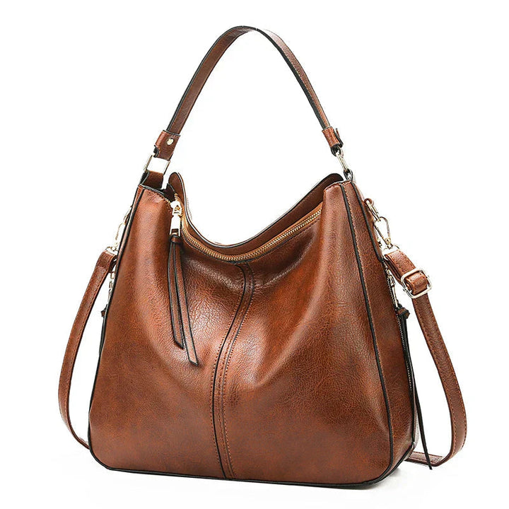 Lisa™ | Zeitlose Lederhandtasche