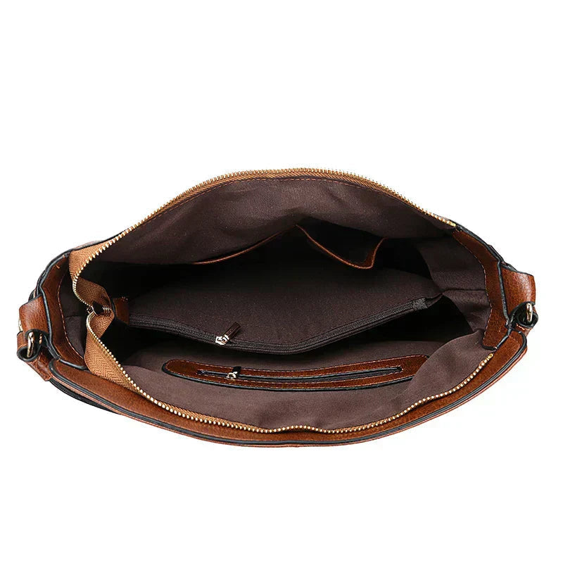 Lisa™ | Zeitlose Lederhandtasche
