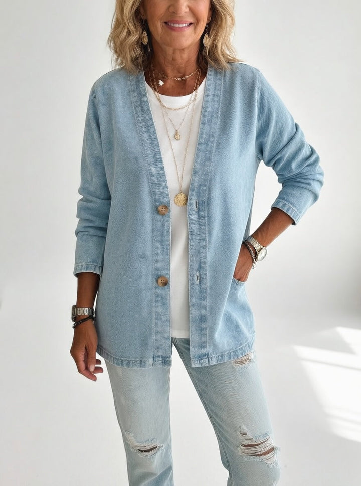 Claironne™ — Ziitlosi lässig-eleganti Jeansjacke