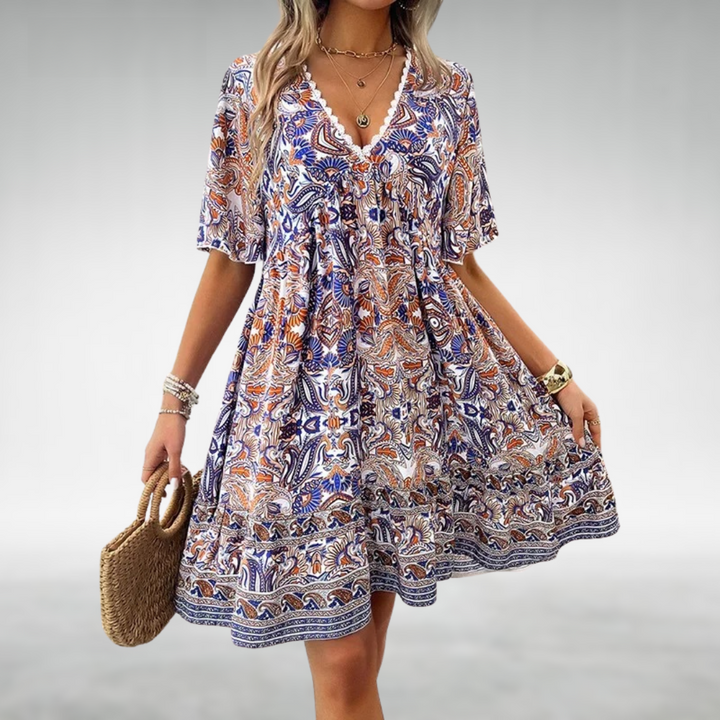 Quinley - Swing-Kleid Boho