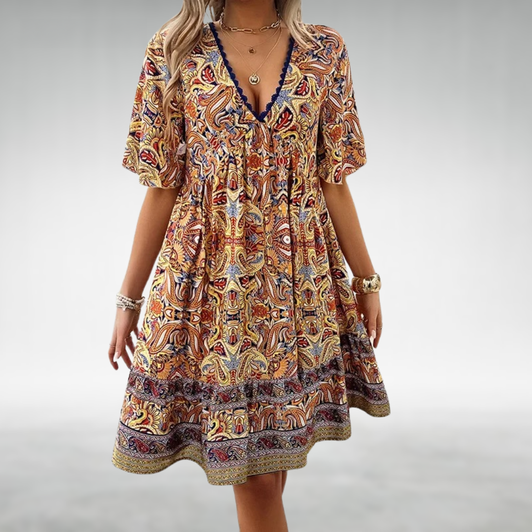 Quinley - Swing-Kleid Boho