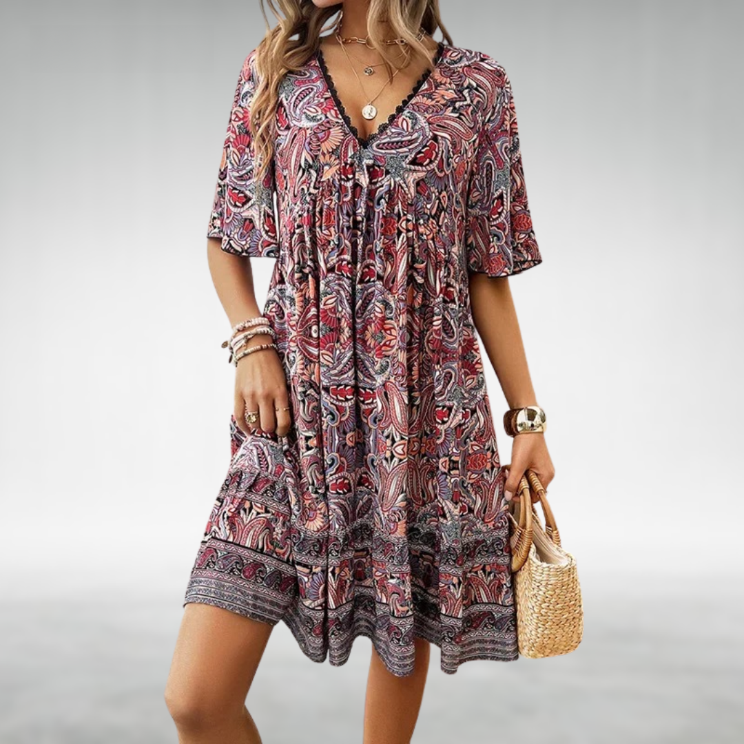 Quinley - Swing-Kleid Boho