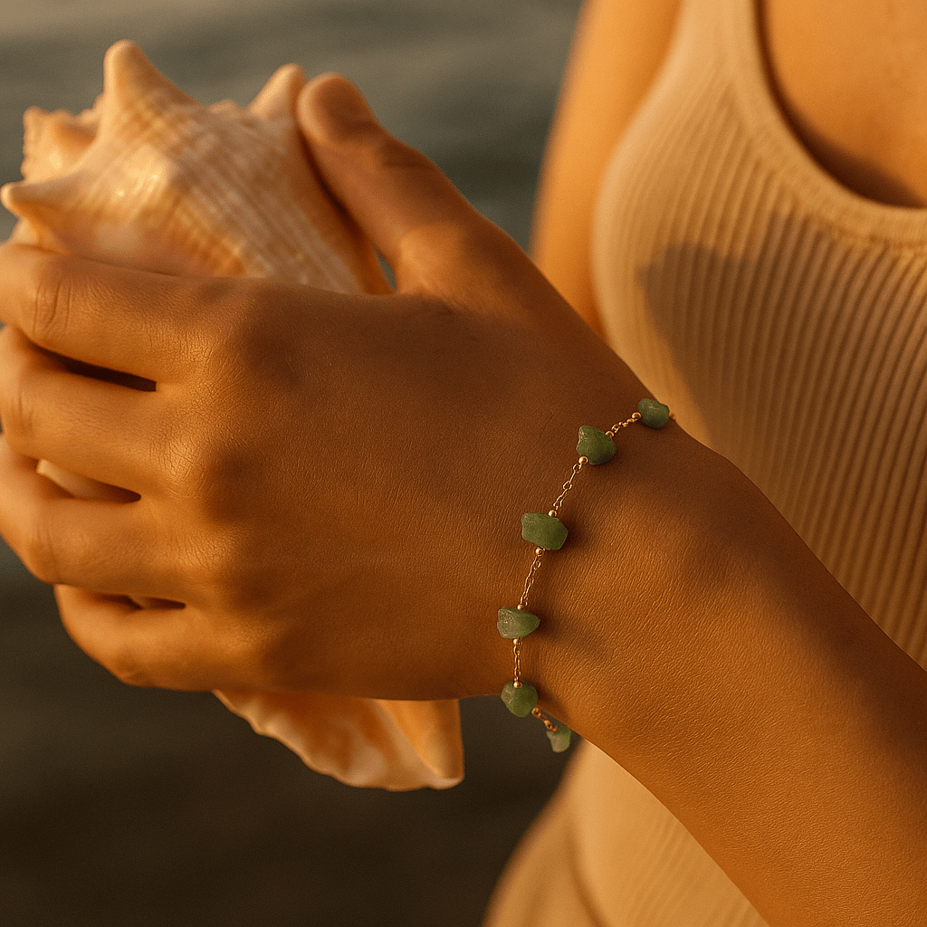 Armband mit Meeressplitter