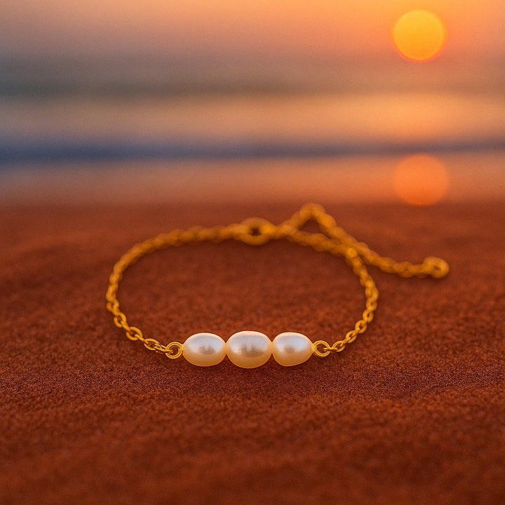 Armband mit drei Perle