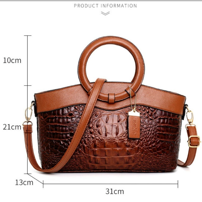 Frances – Klassischi Heritage-Ledertasche zum Umhänke