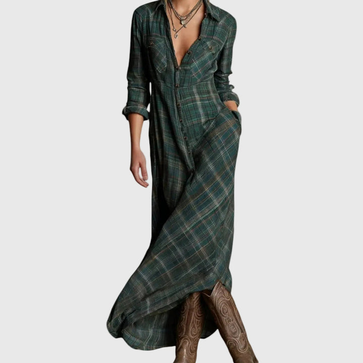 Elegantes Maxi-Kleid | Rosa