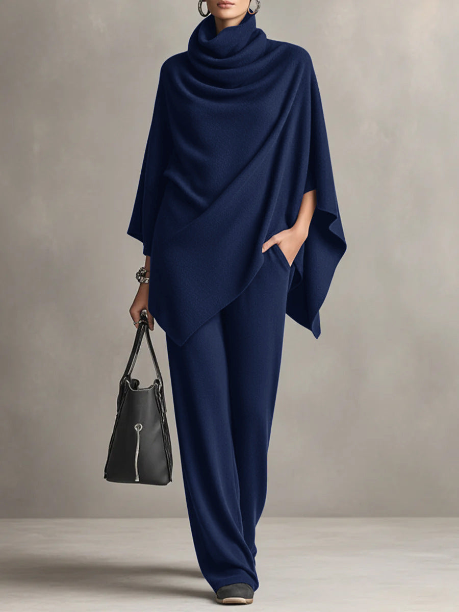 Elegants drapierts Zweiteiler-Set