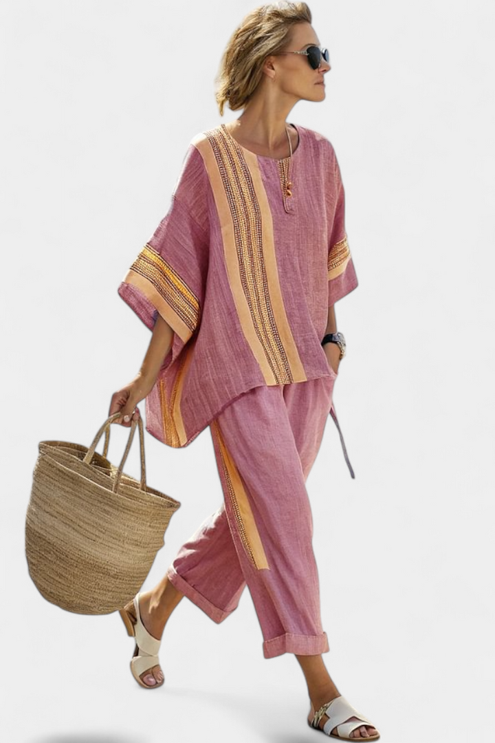 Lorena – Boho-Set us Leine und Bambus