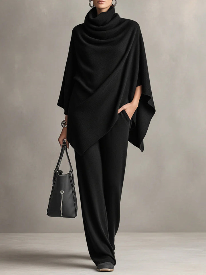 Elegants drapierts Zweiteiler-Set