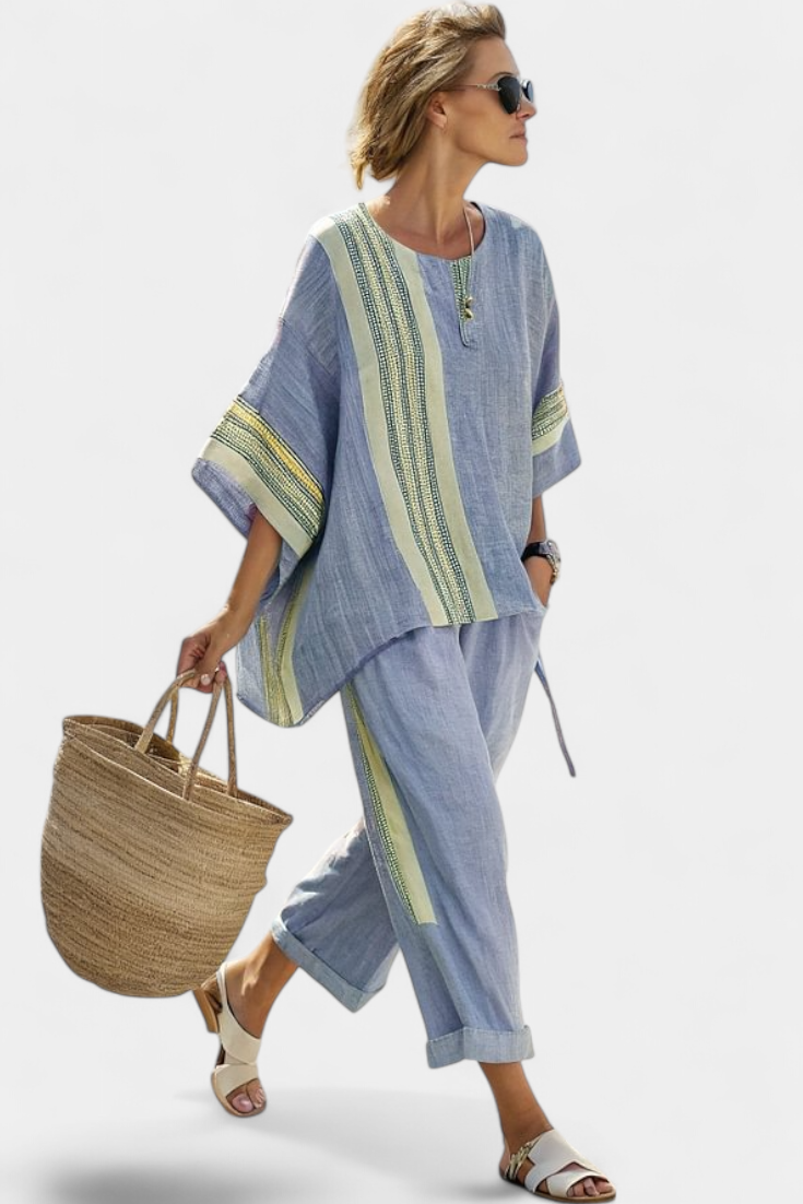 Lorena – Boho-Set us Leine und Bambus