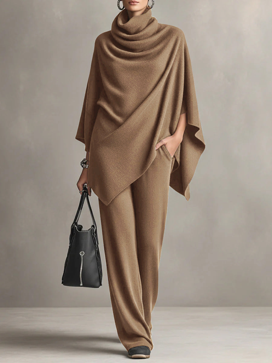Elegants drapierts Zweiteiler-Set