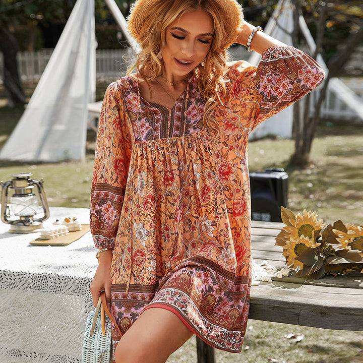 Briseis - bohemisches Tunika-Kleid