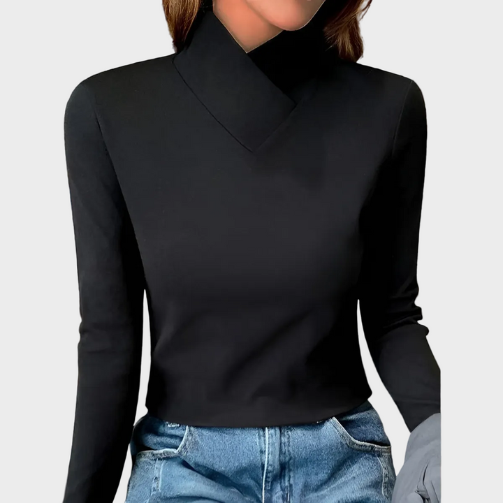 Stazia – Eleganter Rollkragenpullover