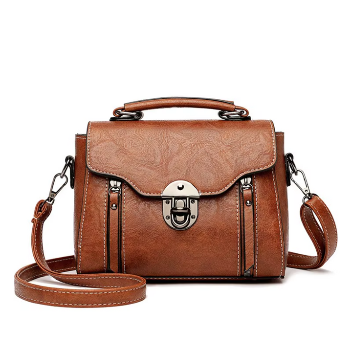 Zoe – Zeitlos elegante Lederschultertasche