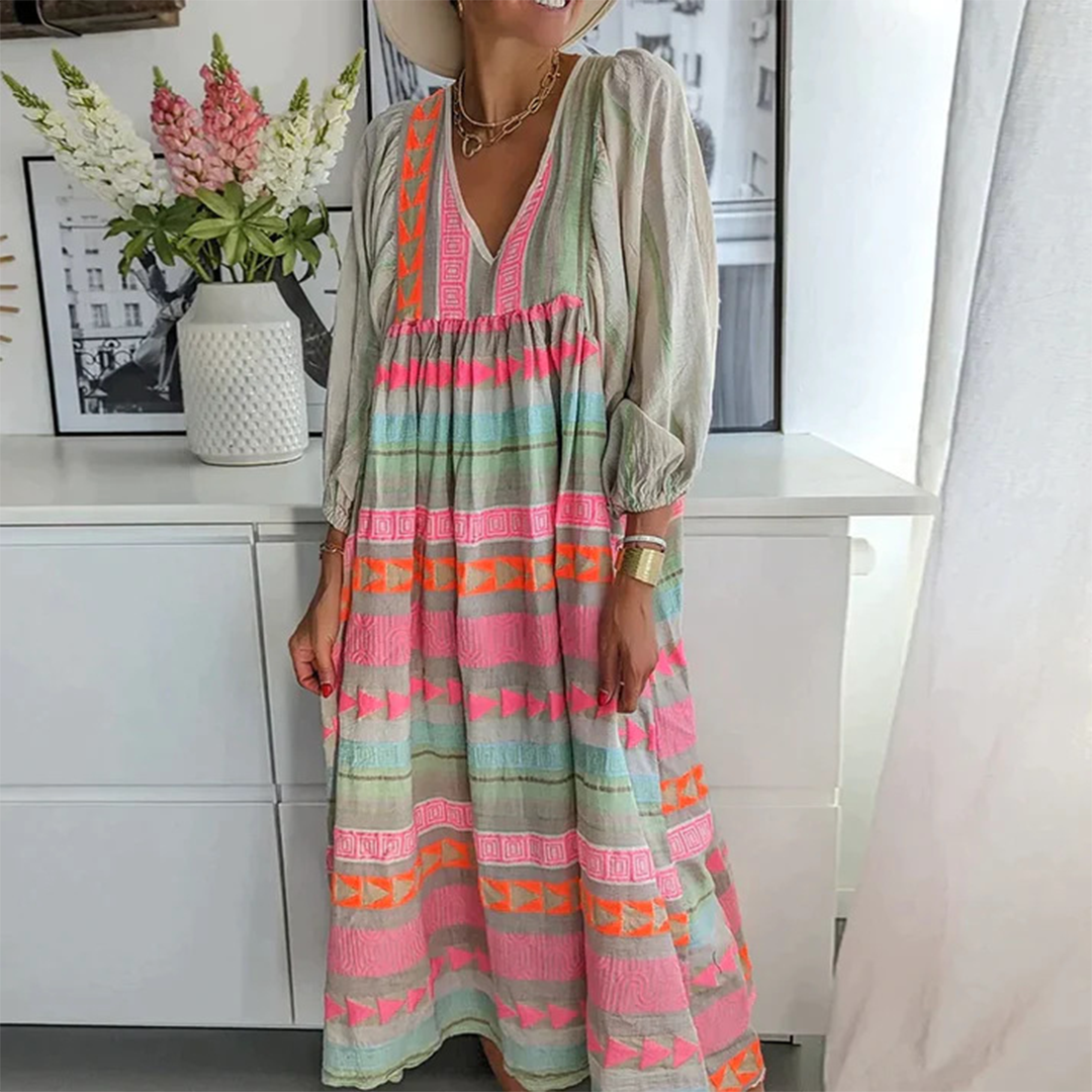 Jessenia - Bequemes Boho-Kleid