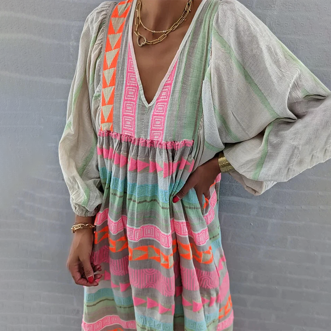 Jessenia - Bequemes Boho-Kleid