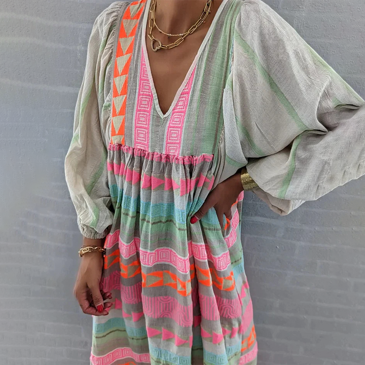 Jessenia - Bequemes Boho-Kleid